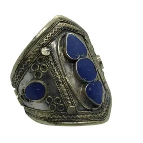 Vintage Kuchi Golden Tone Afghani Cuff