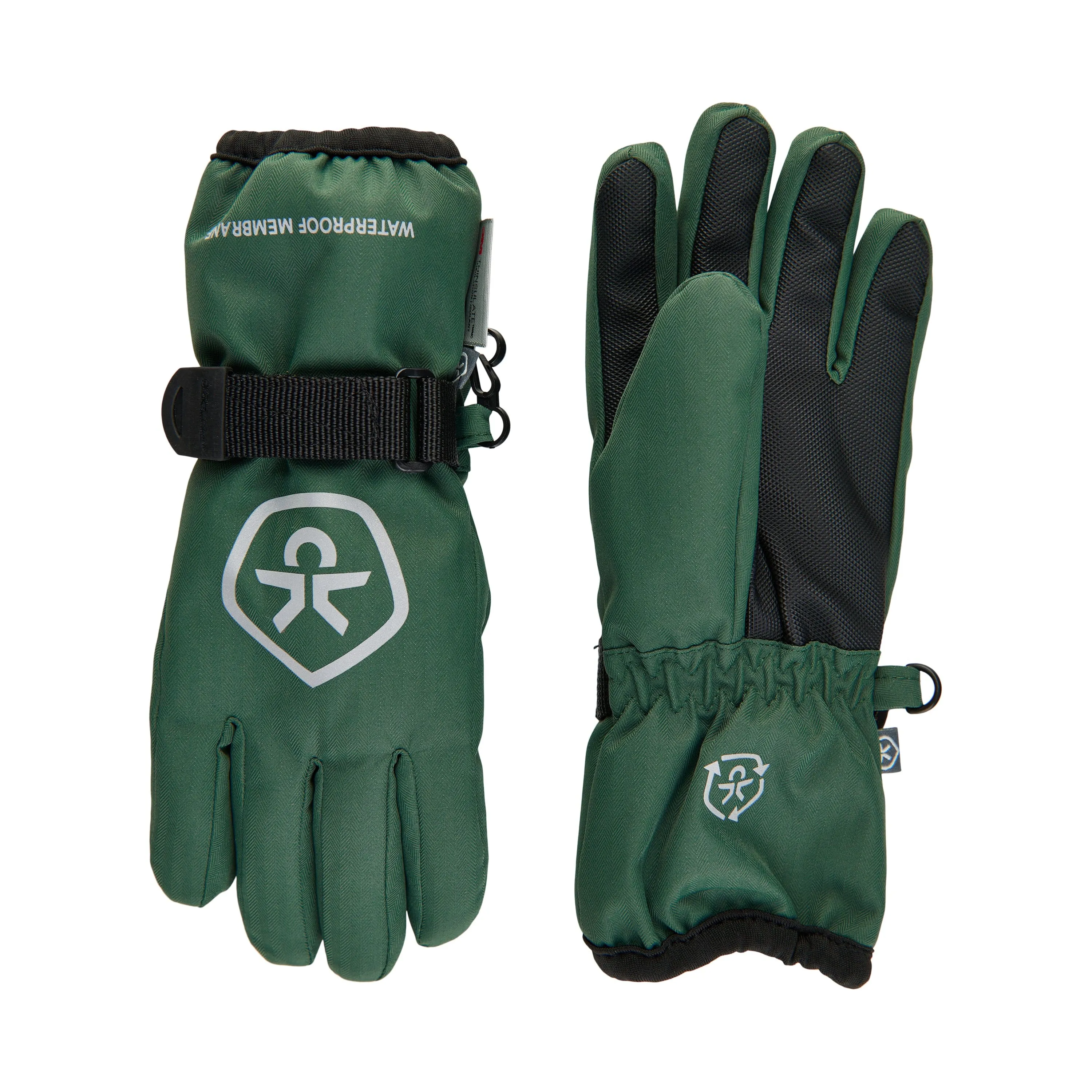 Waterproof Ski Gloves: Cilantro
