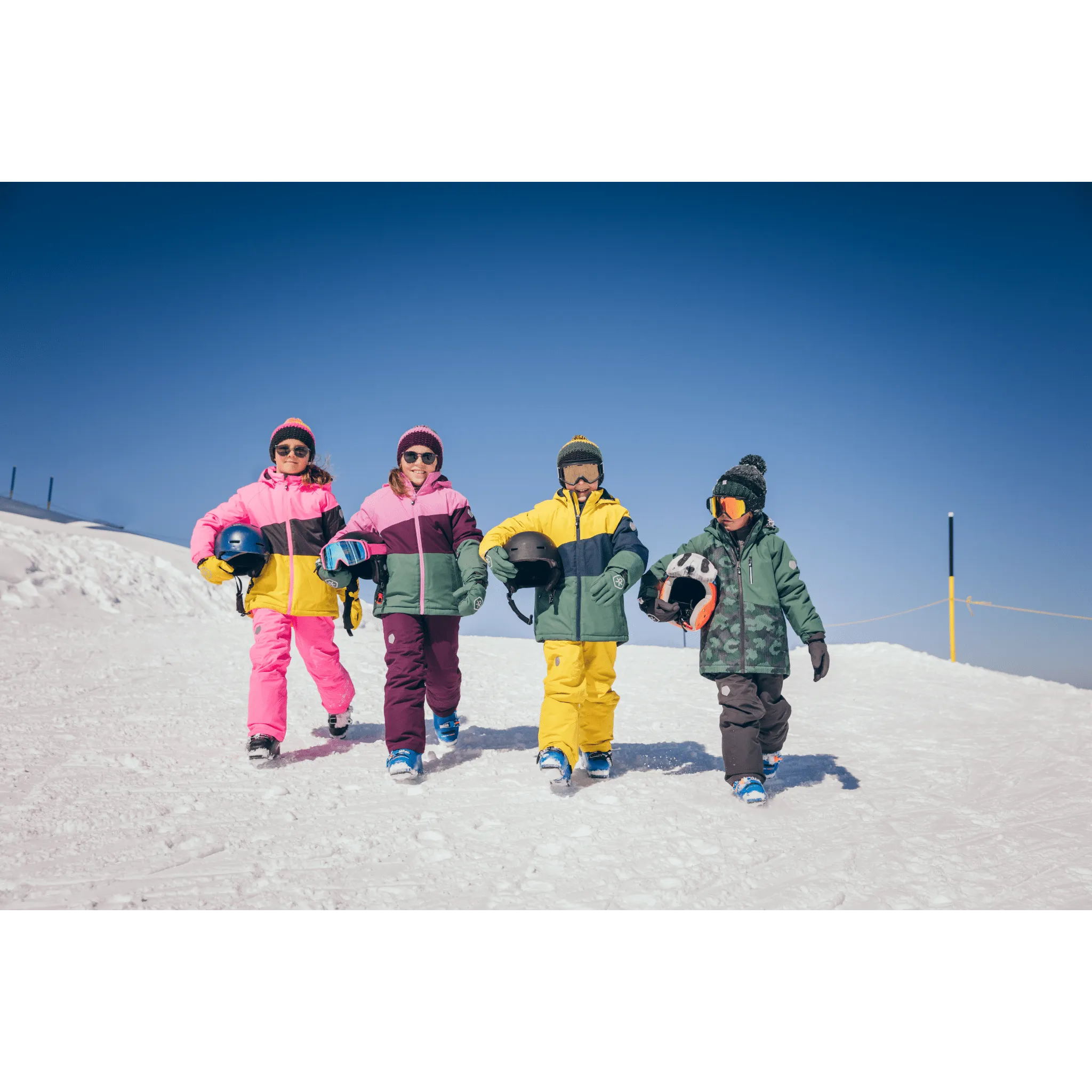 Waterproof Ski Gloves: Cilantro
