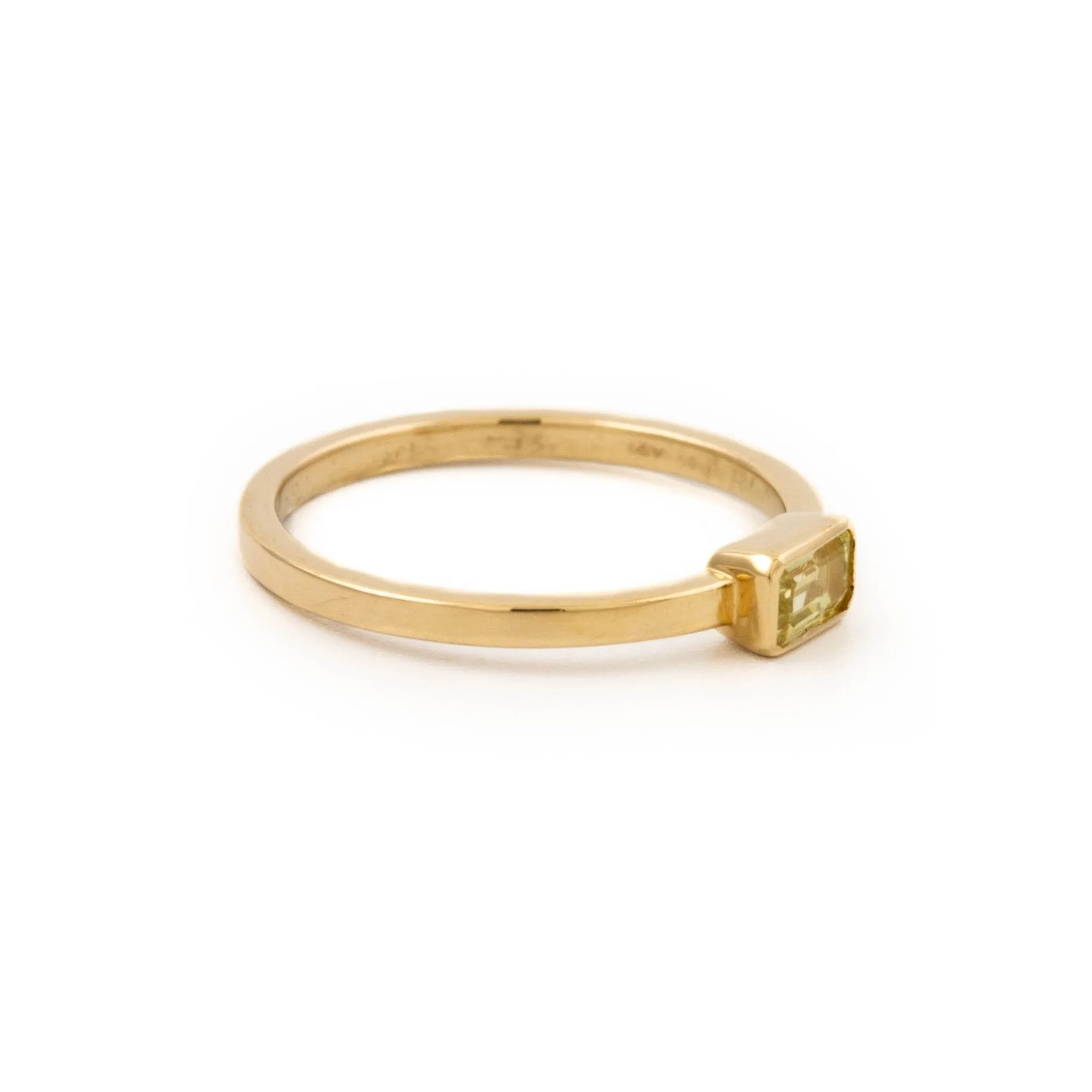Yellow Sapphire Gold Ring