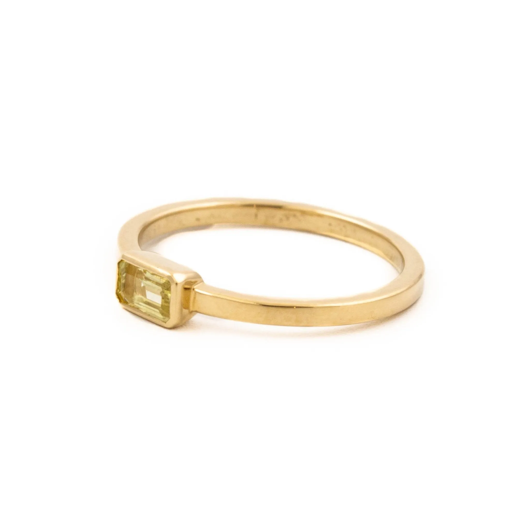 Yellow Sapphire Gold Ring