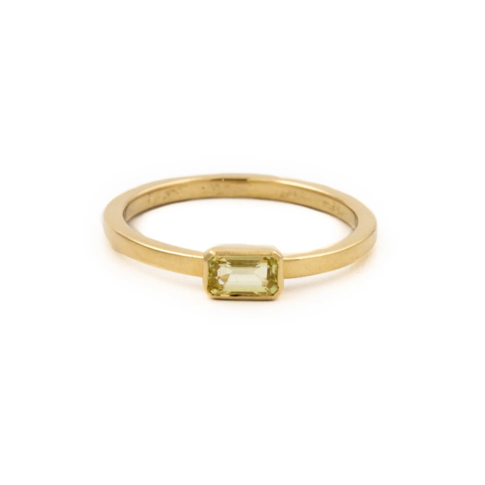 Yellow Sapphire Gold Ring